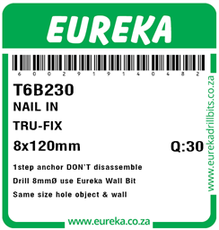 T6B230 - Tru-Fix Countersunk -T6B230_Label_T